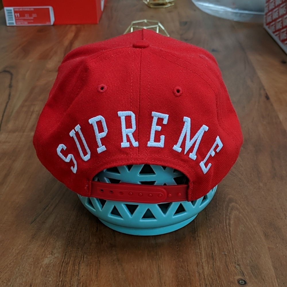 Supreme x champion 5 panel hat